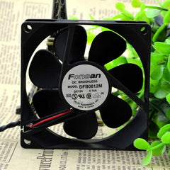 DFB0812M 8CM 0.10A 8025 chassis silent cooling fan 2pin
