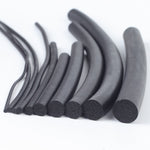 5M car door Edge Protector flexible O shape Soundproof Rubber Seal Strip Round