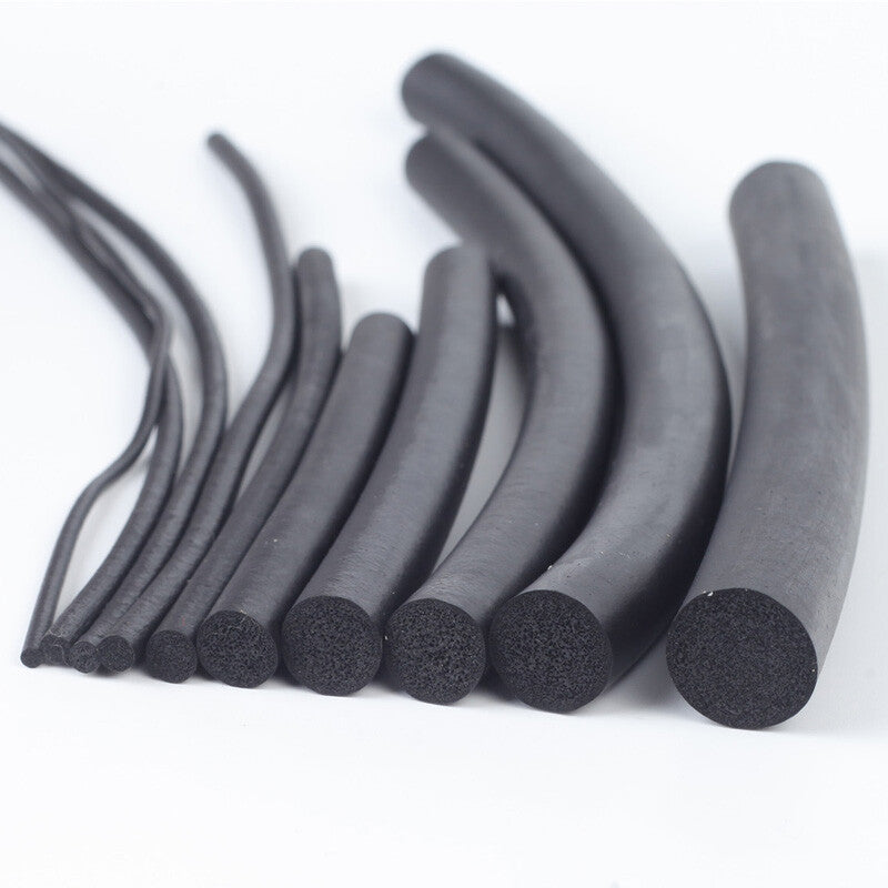 5M car door Edge Protector flexible O shape Soundproof Rubber Seal Strip Round