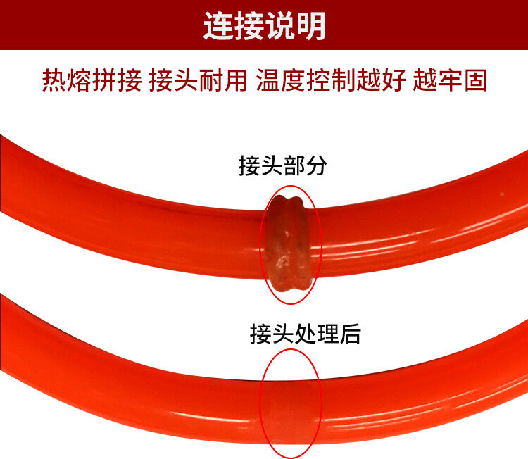 2mm-15mm Dia Orange Urethane Round Belting PU Transmission Belt Polyurethane 5M