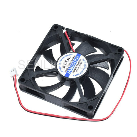 For Jamicon JF0815S1UR-R DC 12V 0.34A 80x80x15mm 2-Wire Server Square Fan