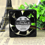 SANYO 109R0624M4D03 60*60*25mm DC 24V 0.04A 3 wire Chassis Cooling Fan