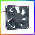 1PCS SMK-8025-12 DC12V 8025 8cm 2-wire chassis cooling fan