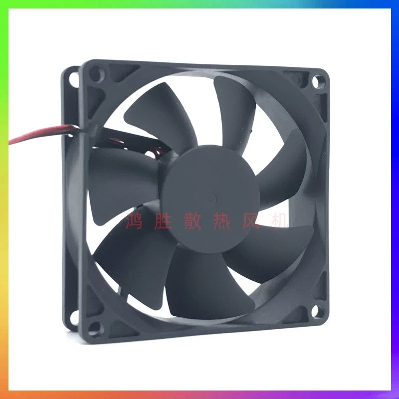 1PCS SMK-8025-12 DC12V 8025 8cm 2-wire chassis cooling fan