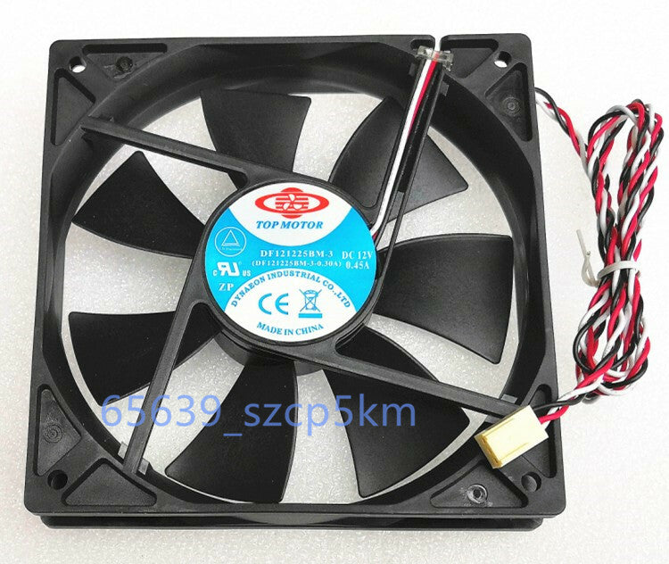 Top Motor DF121225BM-3 DC12V 0.45A 120X120X25MM 3-Pin Chassis cooling fan