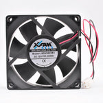 RDV8025B1 80mm 80x80x25mm 12V 0.80A 2pin double balls high-volume cooling fan