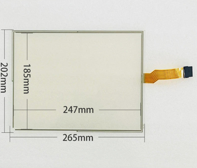 Touch Screen Panel Glass PanelView Plus 1250 2711P-T12C4D2K + Overlay Film