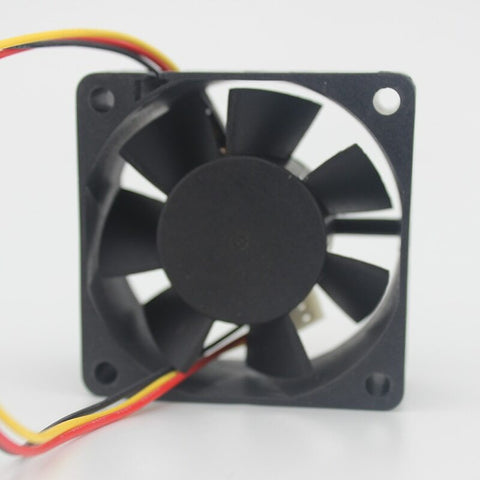 For ADDA AD0612HB-A70GL DC12V 0.23A 60x60x25mm 3 Pin Case/CPU Cooling Fan