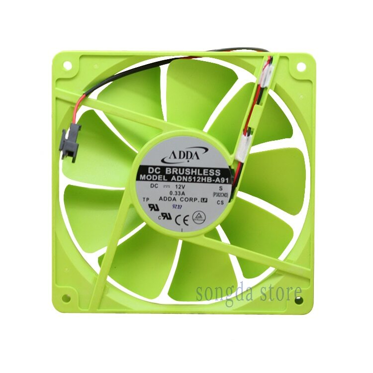 ADDA ADN512HB-A91 135*135*25mm 13525 13.5cm DC 12V dual ball bearing cooling fan