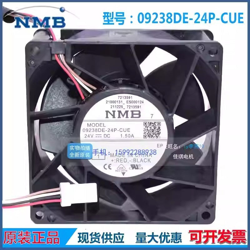 NMB 09238DE-24P-CUE 9238 DC24V 1.5A 9CM 4-Wire Inverter Cooling Fan