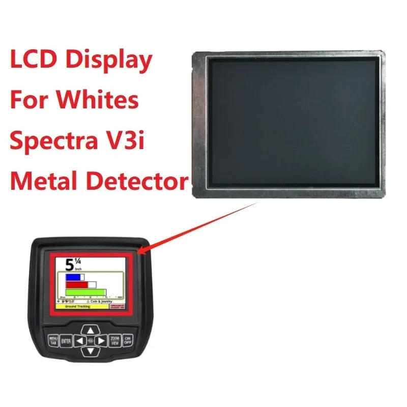 LCD Display Screen Panel for White's Whites V3I VX3 Metal Detector Replacement