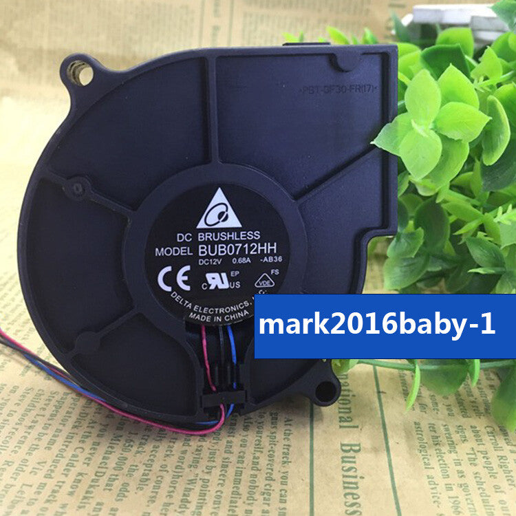 Delta BUB0712HH 0.68A 75X75X30MM 3-line Projector Cooling Fan