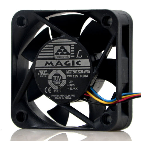 MAGIC 50*50*15 MGT5012XR-W15 DC12V 0.20A 5CM 4 wire PWM fan