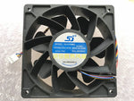 SJ 12038 SG121238BS DC12V 2.7A 12CM 120mm high air volume cooling fan 4pin