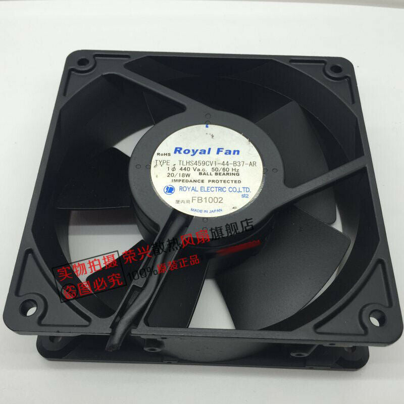 Cooling Fan For Royal Fan 12038 TYPE TLHS459CV1-44-B37-AR 440V 20W All Metal Fan