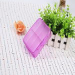 Medicine Pill Box 6 large Grids Pills Box for Vitamin/ capsule pill case