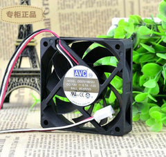 2pcs AVC 70*70*15 12V 0.7A 7CM DA07015B12U CPU 3pin cooling fan
