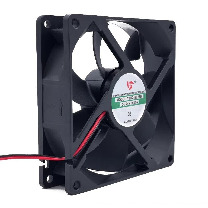 1PCS YTD249225B DC24V 0.25A 2-Wire Inverter Cooling Fan