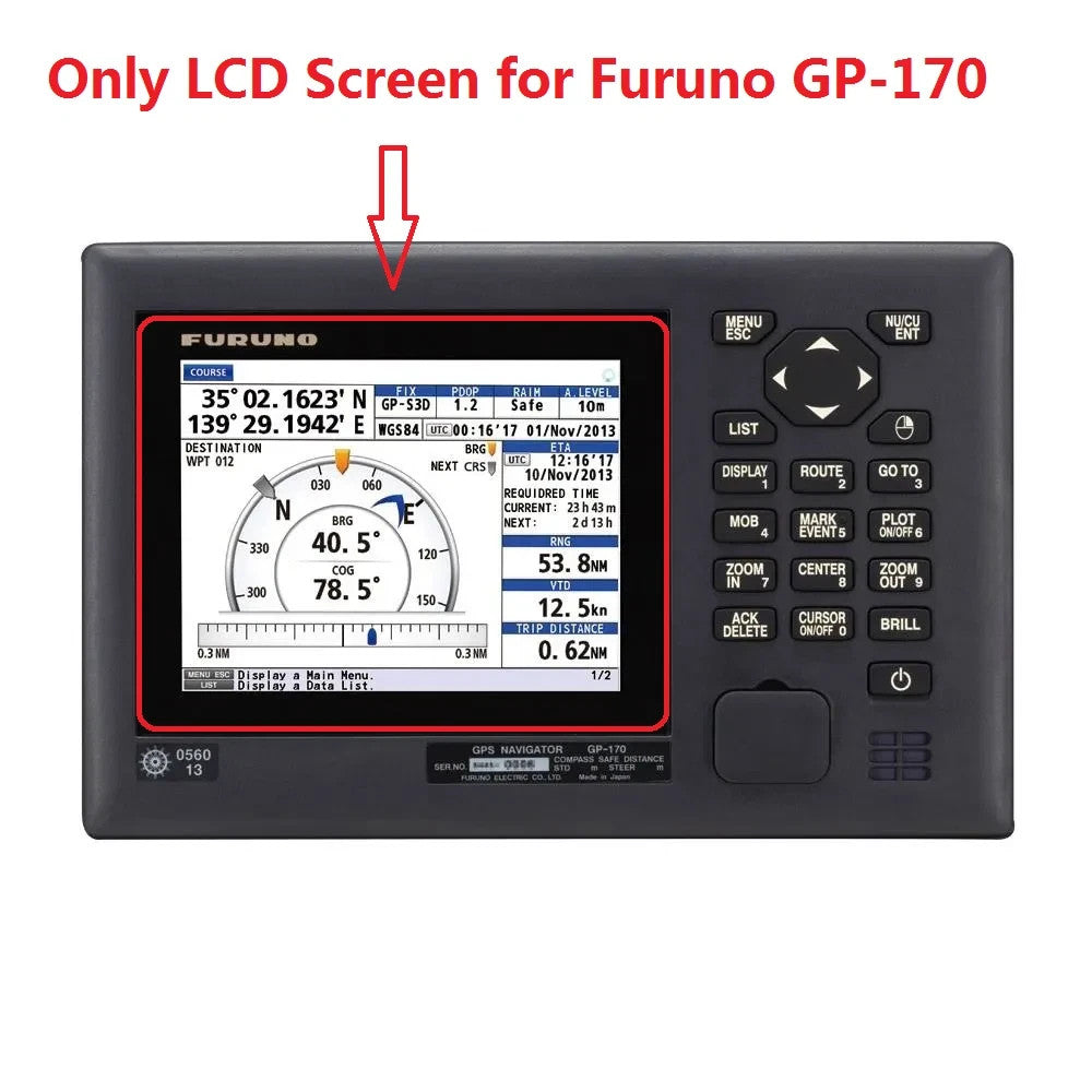 LCD Display Screen For Furuno GP-170 GPS Navigator Display Repair Replacement