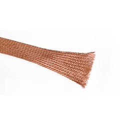 Width 2mm Shielded Copper Braided Expandable Sleeve Cable Wire Sheath Mesh Loom