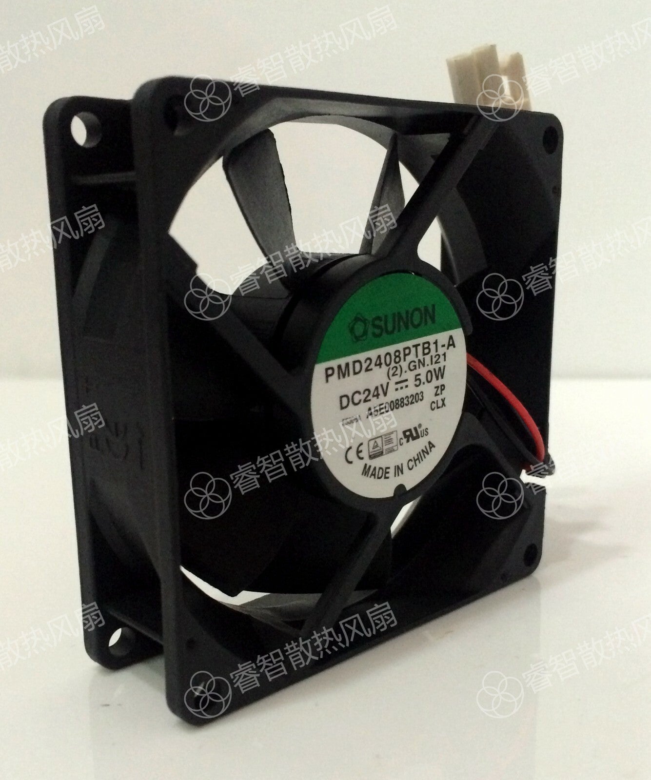 Sunon PMD2408PTB1-A DC24V 5W 80x80x25mm 2-Pin Case/CPU Cooling Fan