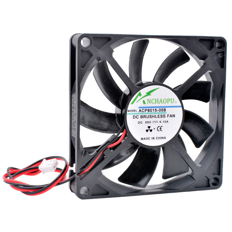 ACP8015 80mm DC5V 12V 24V 2pin cooling fan for router chassis power supply