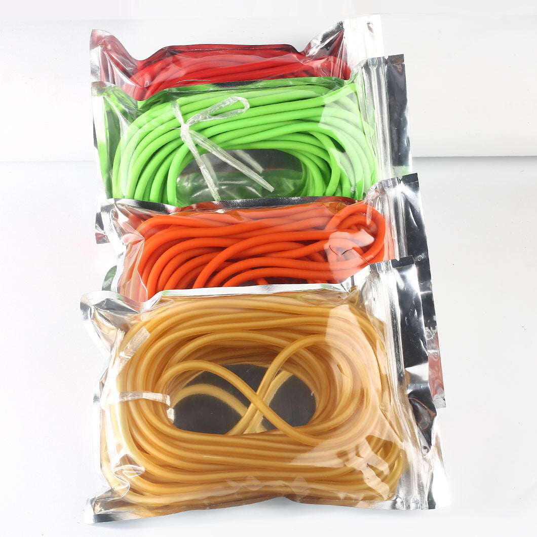 2M ID 2mm OD 5mm Slingshot Rubber Band Tube Elastic Hunting Catapult Slingshot