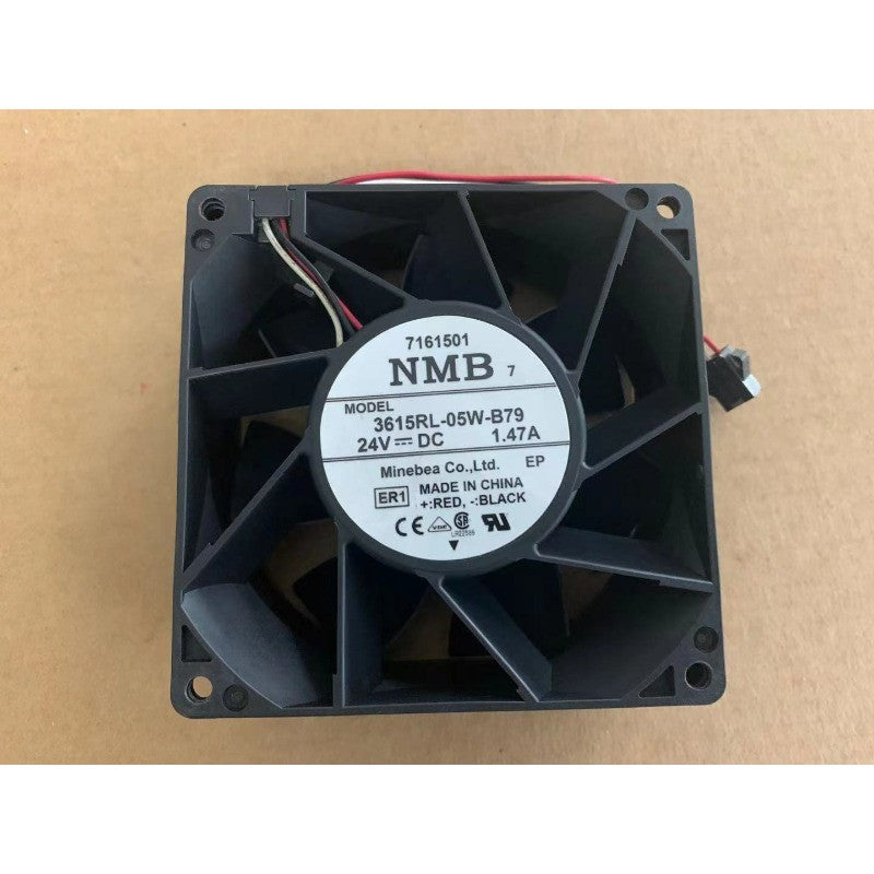 1pc NMB 3615RL-05W-B79 90MM 9238 24V 1.47A high air volume cooling fan