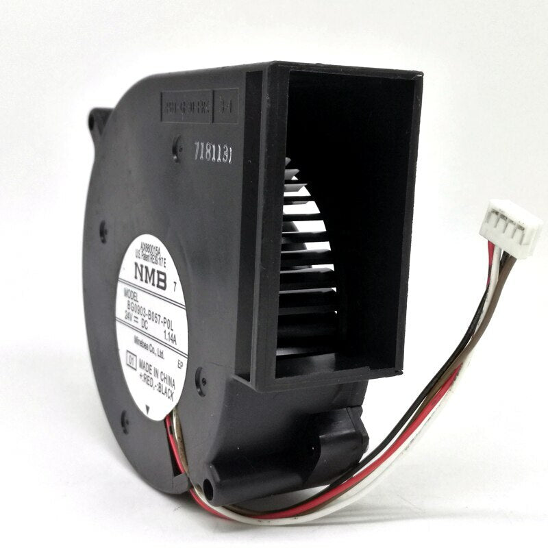NMB BG0903-B057-P0L 9733 24V Double Ball Centrifugal Turbine PWM Fan 4wires