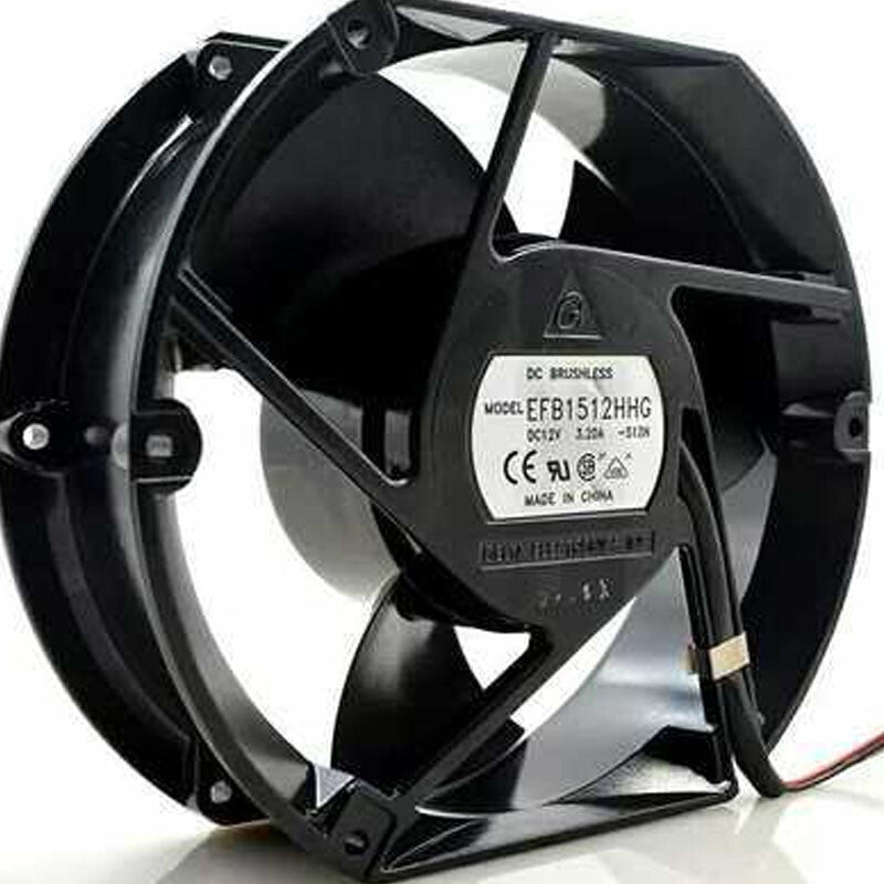 original Delta EFB1512HHG DC12V 172*150*51mm axial fan