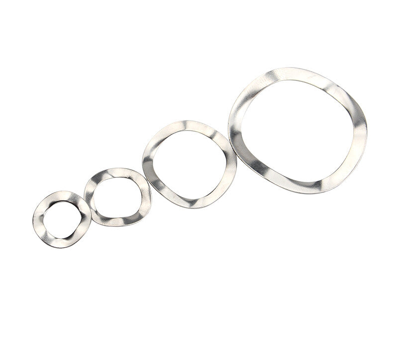 M3-M41-2/5/10/30PCS 304 Stainless Steel Three Wave Washers Spring Washer