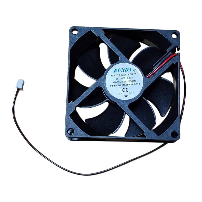1 PCS RUNDA Fan RD9225S24H DC24V 0.23A 9225 9CM 2 Wire Cooling Fan