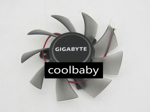 T1280158SH Graphics card cooling fan DC12V 0.32A 2Pin
