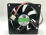 YM M Fan DA08025B12UR DC12V 0.50A 8025 8cm 3-Wire Cooling Fan