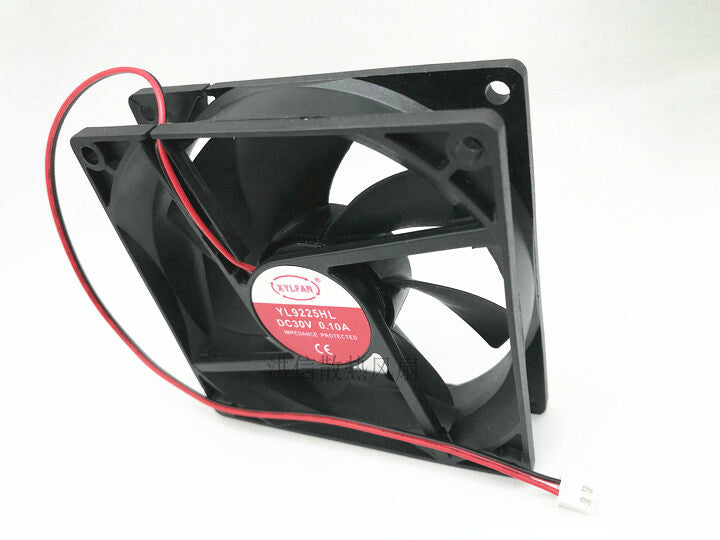 YLFAN 9225 YL9225HL 9CM DC30V 0.10A 2-wire silent cooling fan
