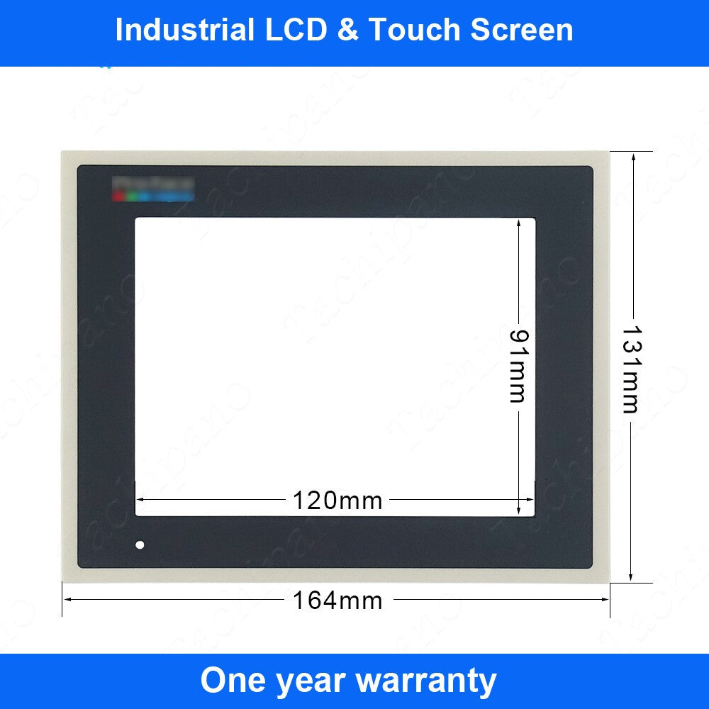 QPK-2D100-S2P Touch Screen for QPK2D100S2P QPK2D100S2P-E with Front Overlay