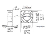 SNSHENG SA8038B2H AC220-240V 14W 0.11A 8CM 8038 cabinet silent fan