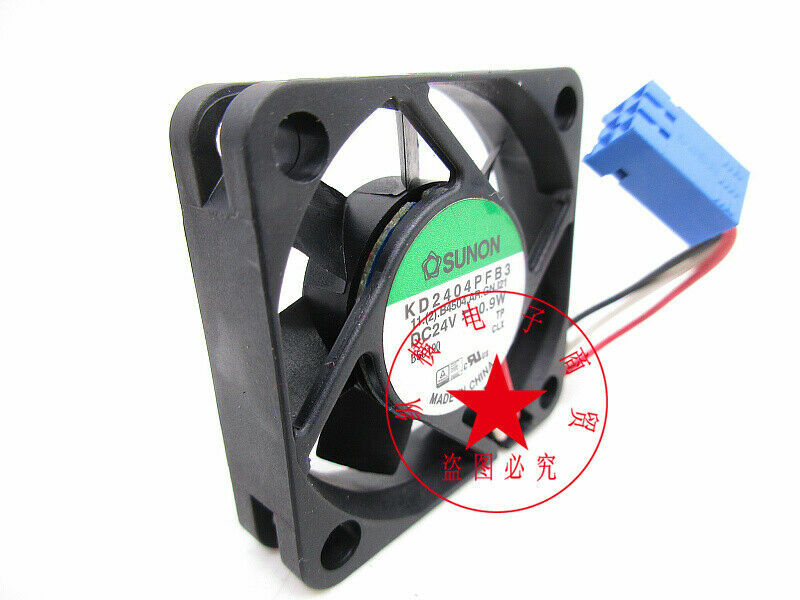 SUNON KD2404PFB3 24V 0.9W 4CM 4010 3-wire alarm signal inverter cooling fan