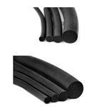 9mm/0.35" Dia x 10 Meters/33 Ft Long Round EPDM Foam Rubber Weather Seal Strip