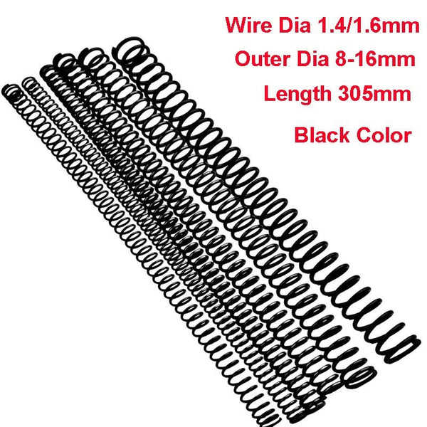 Compression Spring 65Mn Manganese Steel 305mm Pressure Spring Wire Dia 1.4-1.6mm