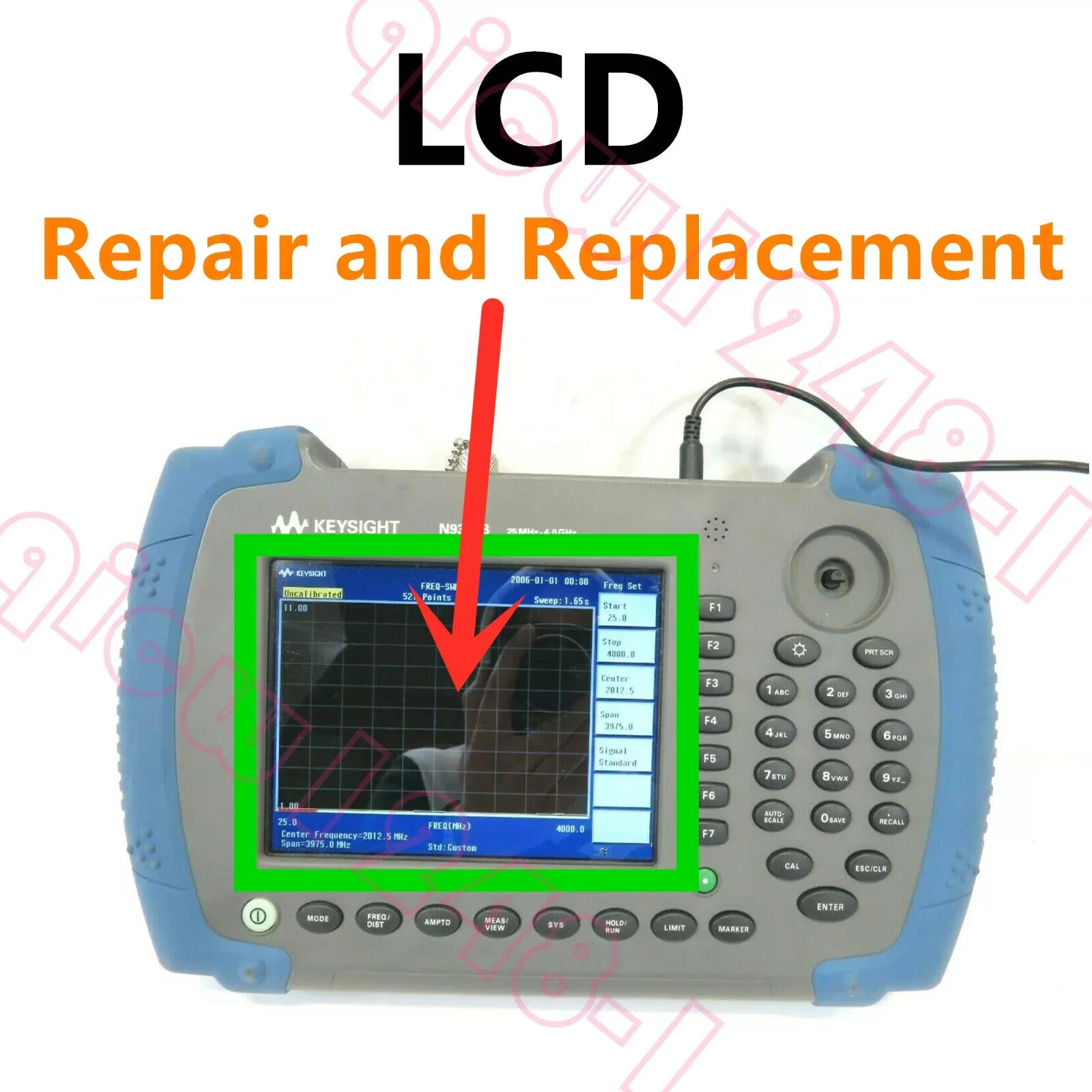 LCD Fit For Agilent /HP N9340B Handheld Spectrum Analyzer Display Screen Repair