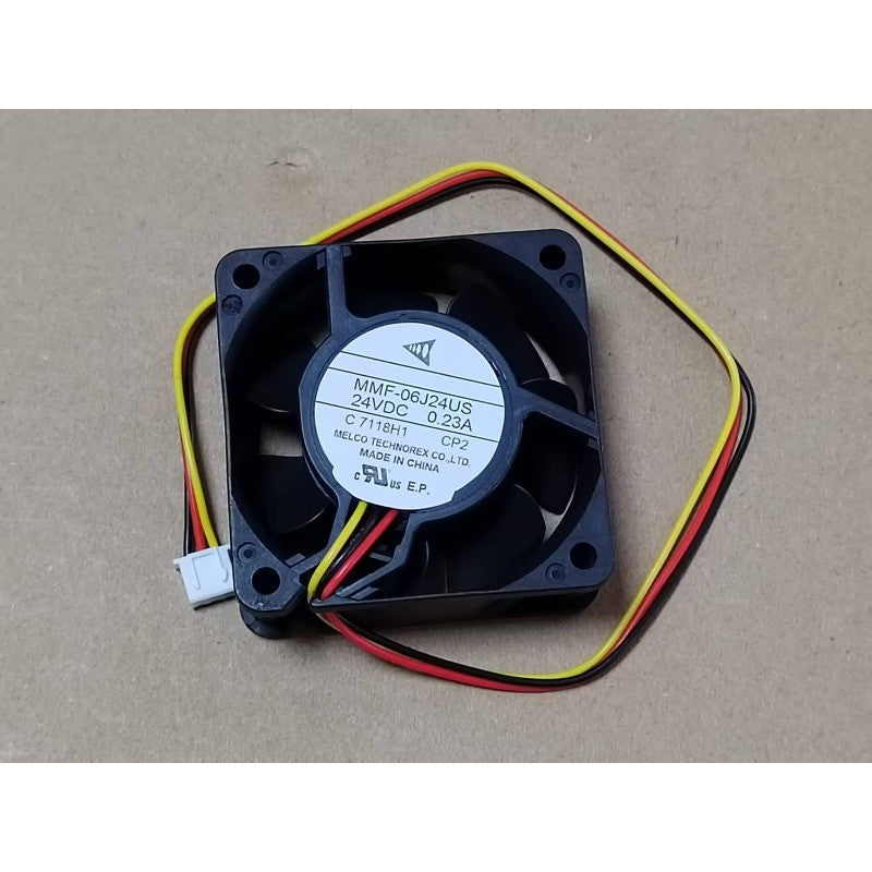 Mitsubishi MMF-06J24US CP2 24VDC 0.23A 6025 3pin Inverter Cooling Fan