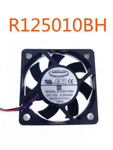 EVERFLOW R125010BH DC 12V 0.25A 3-wire 50x50x10mm Server Cooling Fan