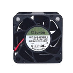SUNON KD2404PQB1 DC24V 2.00W 4028 4CM 2-Wire Inverter Cooling Fan