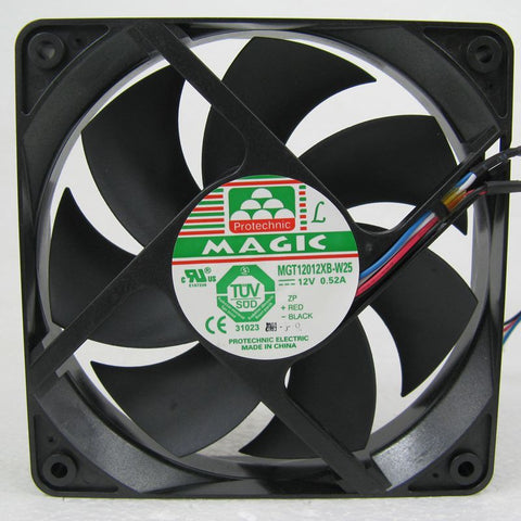 Magic MGT12012XB-W25 fan 120*120*25mm 12V 0.52A 4pin