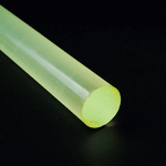 Dia 6mm to 100mm Polyurethane Bar Stick Length:500mm Yellow PU Nylon Rods Sticks