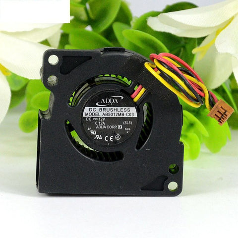 ADDA AB5012MB-C03 Server Blower Fan DC 12V 0.12A 50x50x20mm 3Pin 50mm cooler FAN