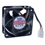 AVC DS06025R12E 60mm fan 6025 60x60x25mm 12V 0.20A 4PIN cooling fan