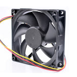 DS09225B12M 9cm 9025 12V 0.35A 3 lines double ball large air volume cooling fan