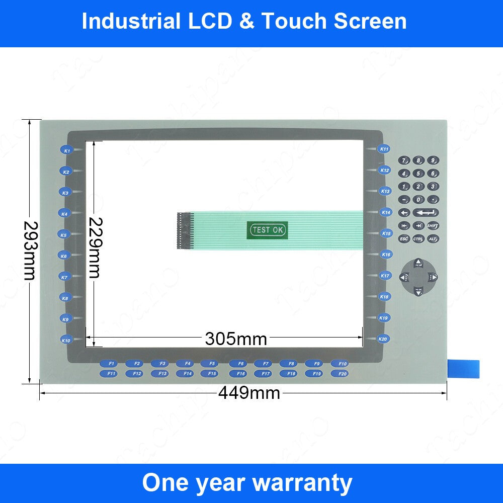 2711P-RDK15C Membrane Keypad for 2711PRDK15C Keyboard Switch